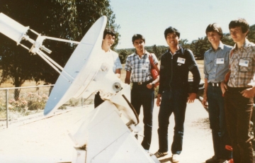1984 Lab Visit Satellite