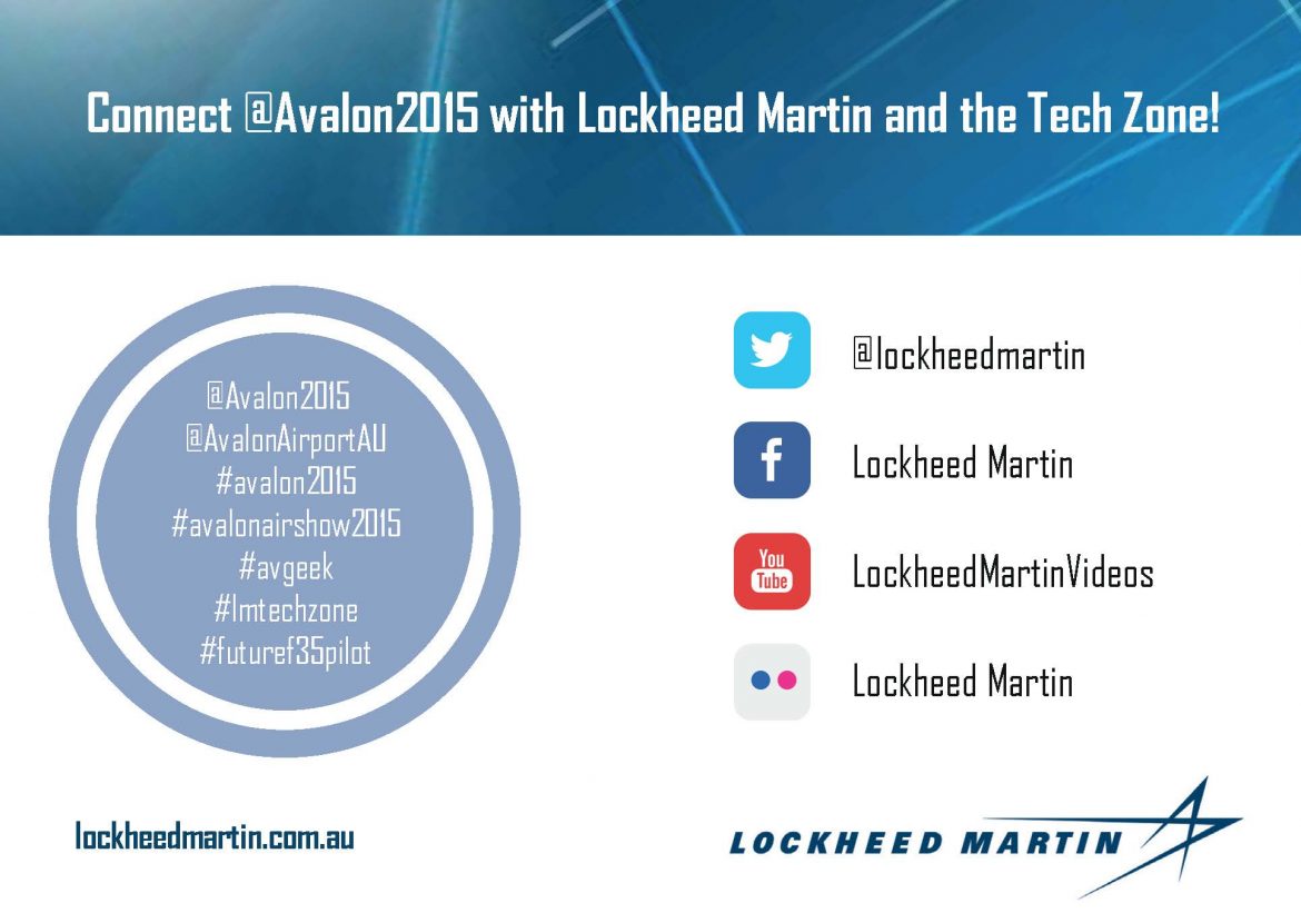 Visit Lockheed Martin Tech Zone at 2015 Avalon International Airshow - content image