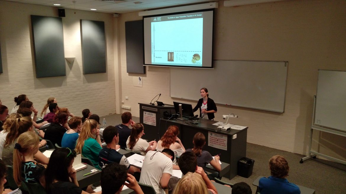 Paleoanthropologist Dr Rachel Wood speaks about human development research - content image