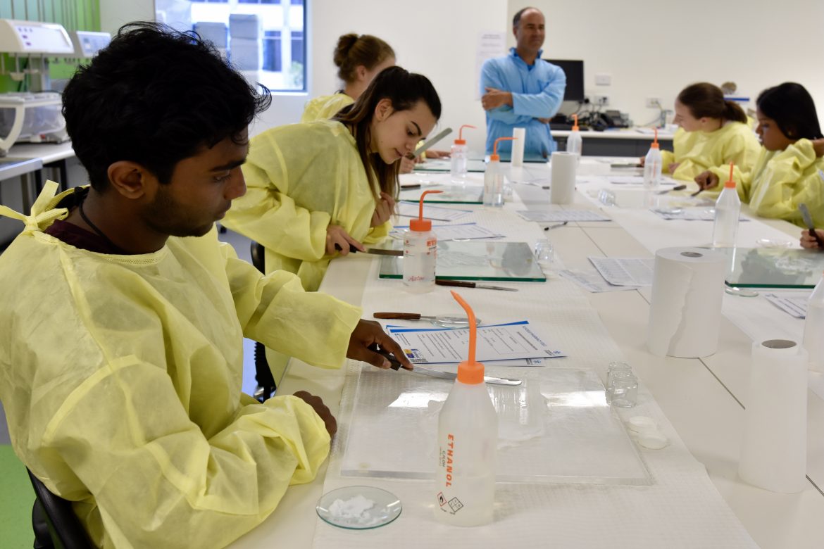 NYSF 2017 visits University of Canberra Health Sciences - content image