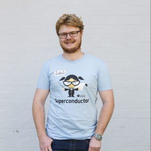 Male modelling blue shirt