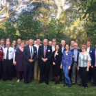 Rotary District members group shot outdoors
