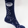 NYSF navy blue socks