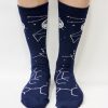 NYSF navy blue socks