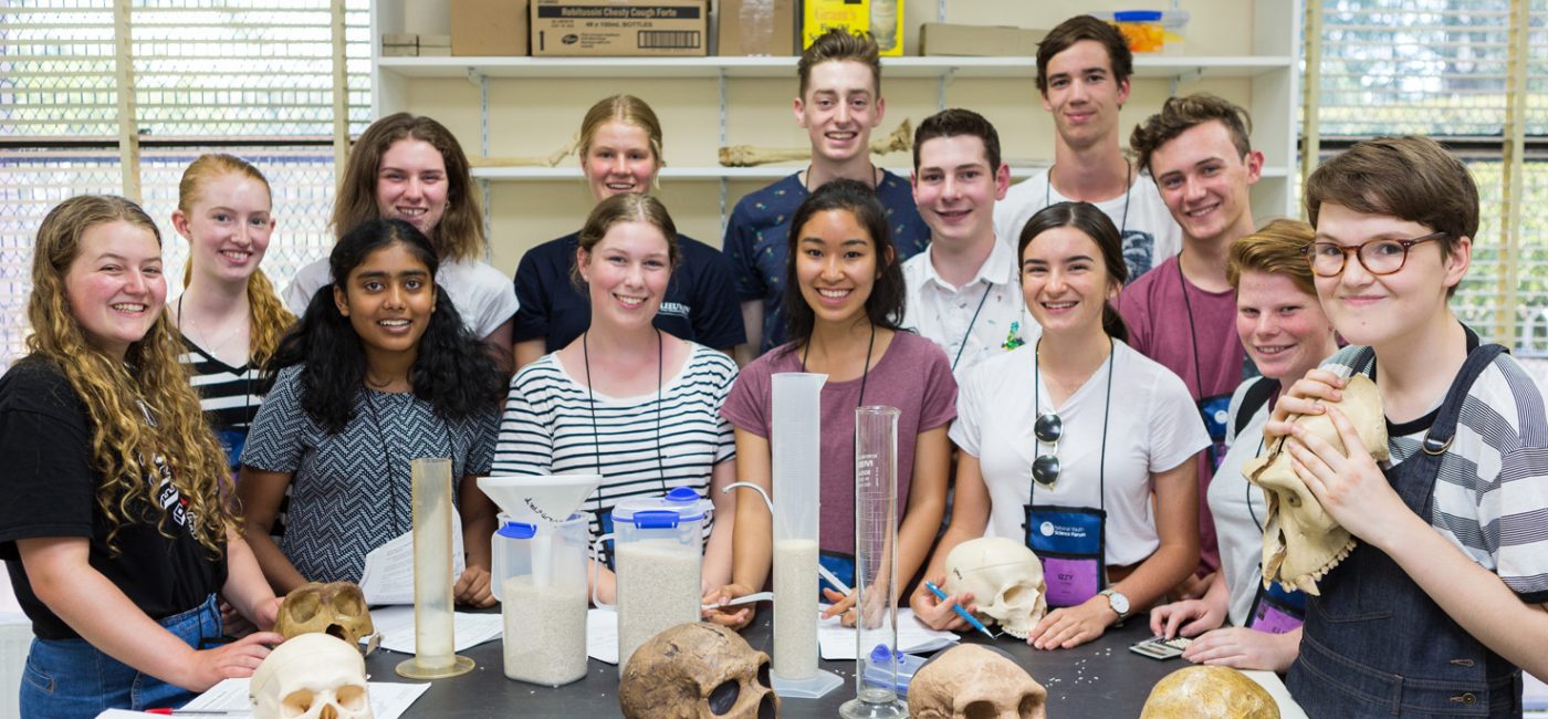 A group shot of NYSF scholarship students