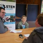 Dr Damien Pearce at the NYSF STEM Explorer Program in July 2017