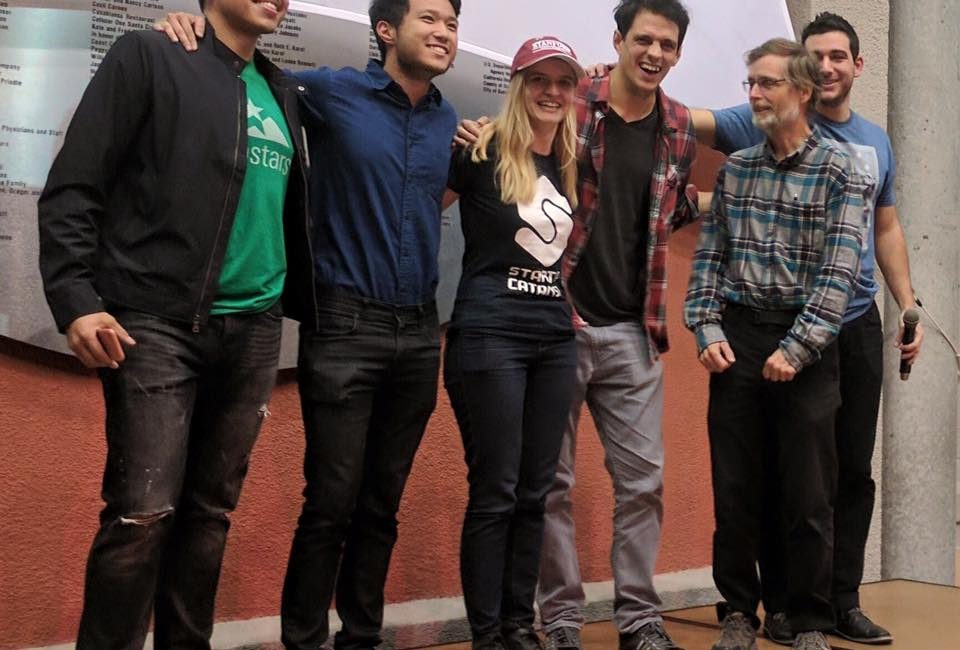 Me & my team taking third place for a bee conservation idea at the 2-day Startup Weekend competition in San Fran with Startup Catalyst