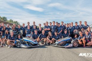 Alumnus Miguel has the need for speed
