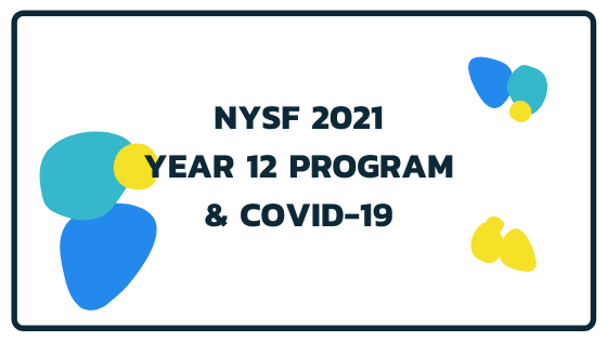 NYSF 2021 Year 12 Program & COVID-19 - feature image, used as a supportive image and isn't important to understand article