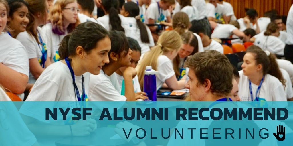 NYSF Alumni Recommends- Volunteering - feature image, used as a supportive image and isn't important to understand article