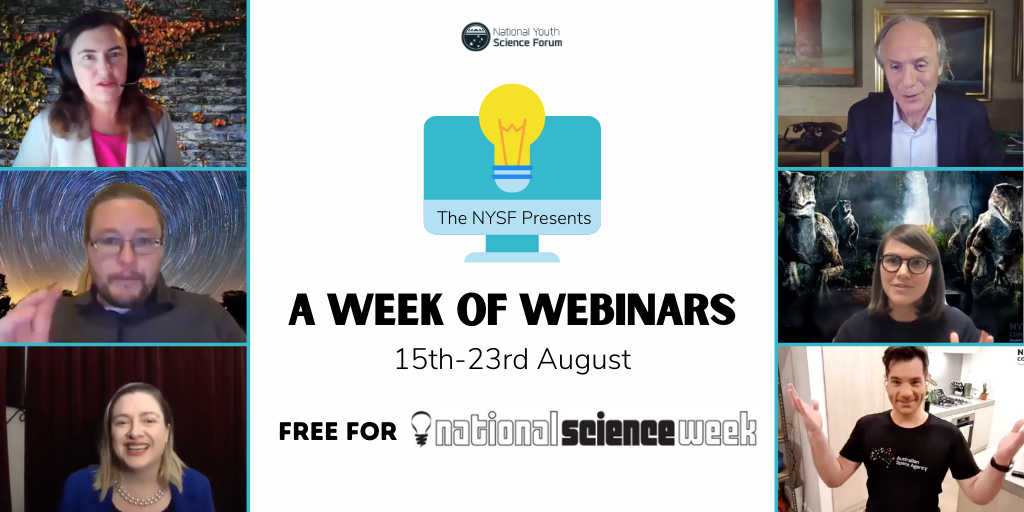 NYSF Week of Webinars – National Science Week 2020 - feature image, used as a supportive image and isn't important to understand article