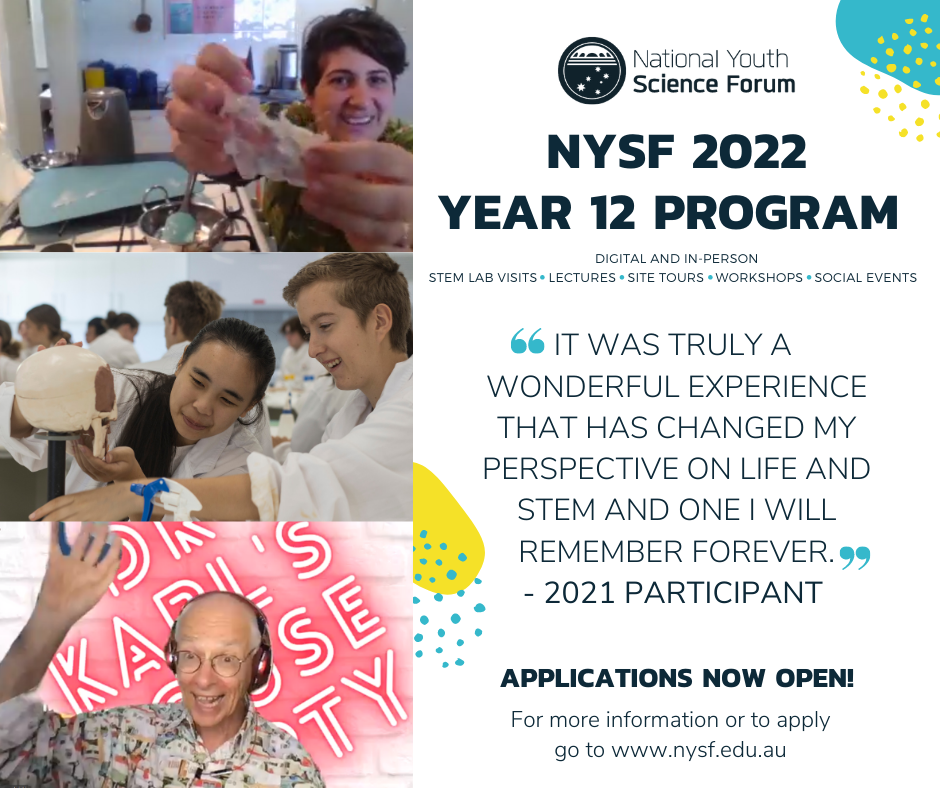 Promoting the 2022 NYSF Year 12 Program - content image