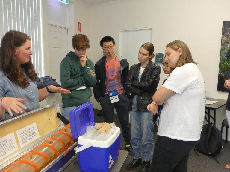 Fake crimes, electricity and ice cores at the 2022 NYSF STEM Visits in Hobart - content image