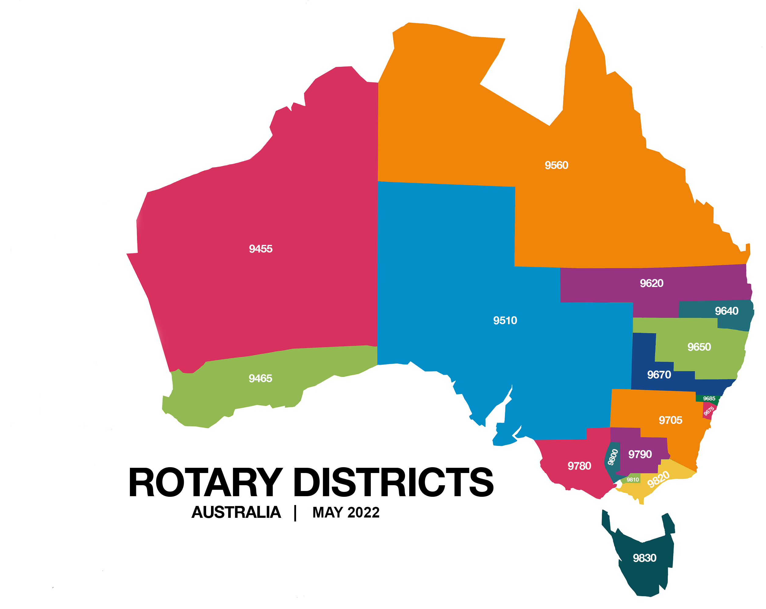 Rotary Australia Districts And DCs As At 16 May 2022 