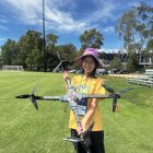 Reever and the drone she named “Roger” after the expression “Roger that”.