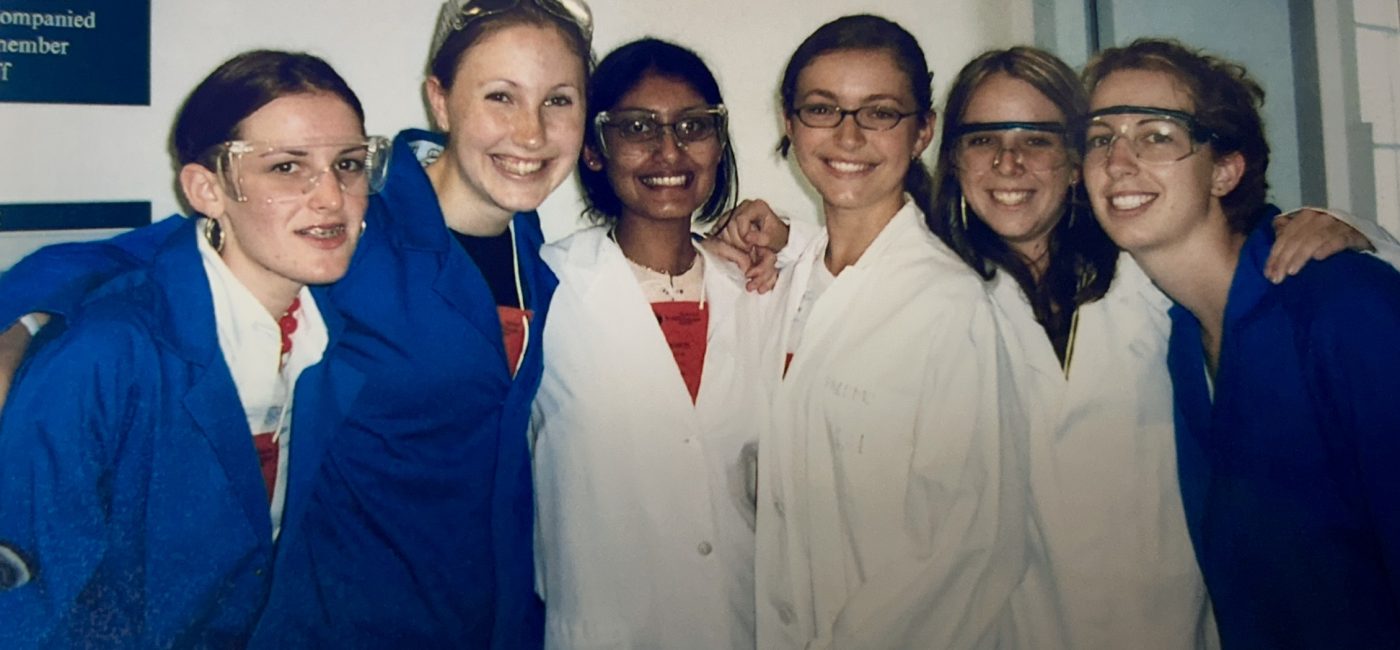 Fiona Soper (second from left) at the 2004 NYSF Year 12 Program