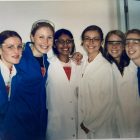 Fiona Soper (second from left) at the 2004 NYSF Year 12 Program