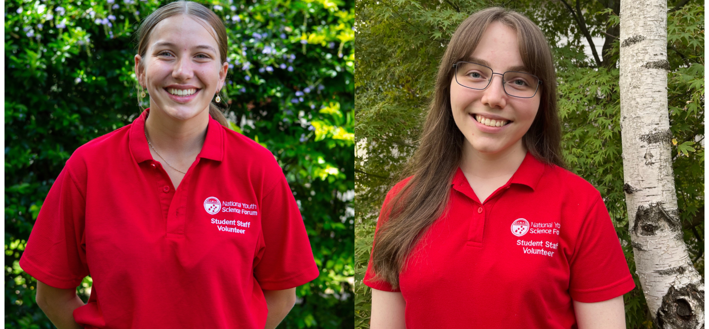 2027 NYSF Year 12 Program Chiefs of Staff, Aquila and Elizabeth (L to R)